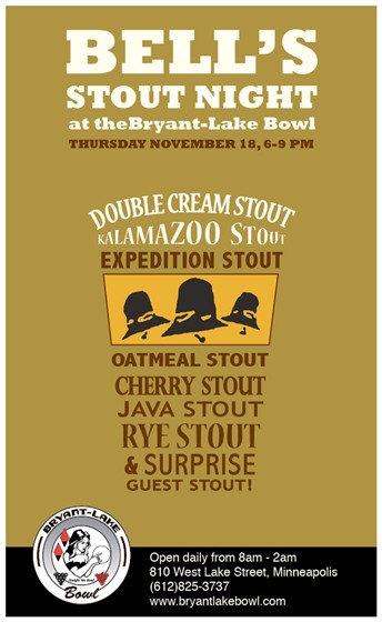 Print Design: Bell's Brewing Stout party